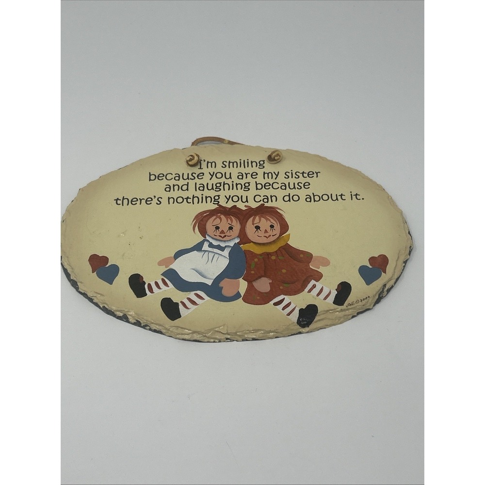 Plain Jane New Orleans Slate Roofing Tile Sister Gift Art Plaque Hand Painted